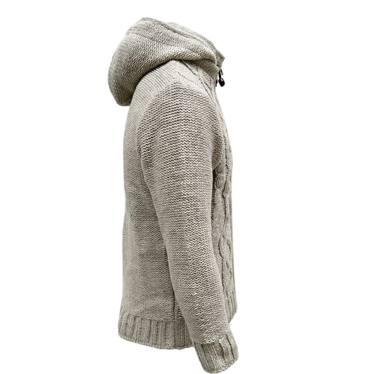 Planet Wool - Cable Knit | wollen herenvest met fleecevoering