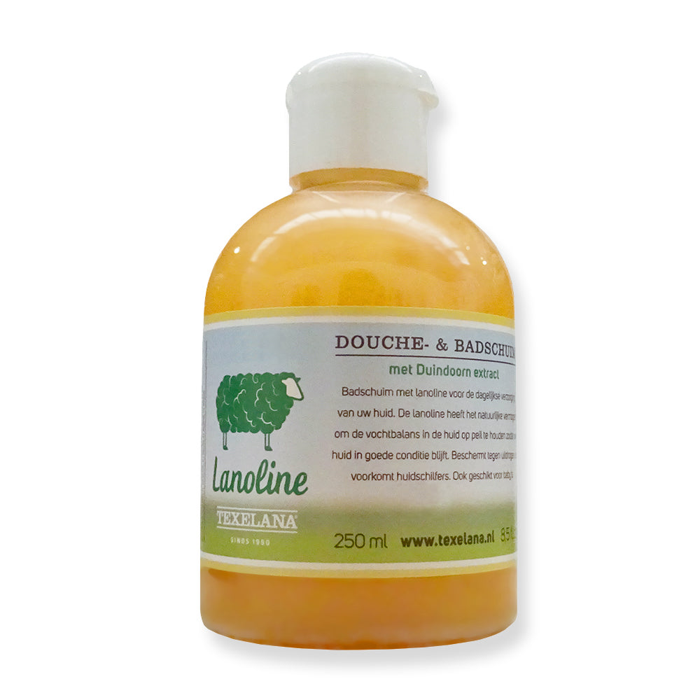 Texelana | douche- en badschuim - 250 ml.