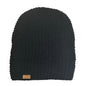 Planet Wool - Beanie Barley | wollen muts Black