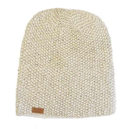 Planet Wool - Beanie Barley | wollen muts White