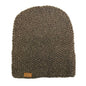 Planet Wool - Beanie Barley | wollen muts Brown