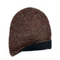 Planet Wool - Beanie long | wollen muts met fleecevoering Whine Purple