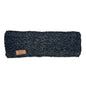 Planet Wool - Headband Woven Flower | wollen hoofdband Dark Grey