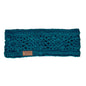 Planet Wool - Headband Woven Flower | wollen hoofdband Petrol