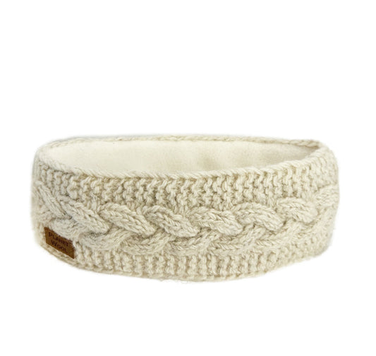Planet wool - Headband cable | hoofdband van wol