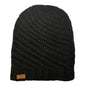 Planet Wool - Long hat | wollen muts Black