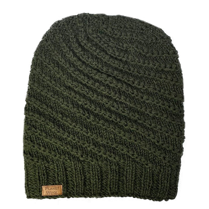 Planet Wool - Long hat | wollen muts Green