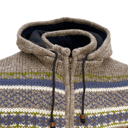 Planet Wool - Chest Pattern | wollen vest met fleecevoering
