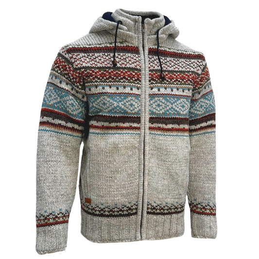 Planet Wool - Chest Pattern | wollen vest met fleecevoering