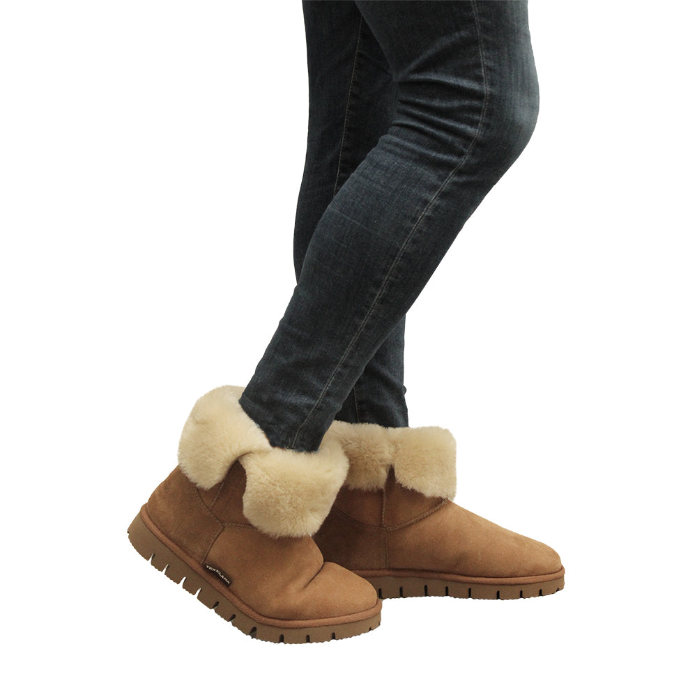 Texelana - Premium boot Fold | schapenvacht laarzen