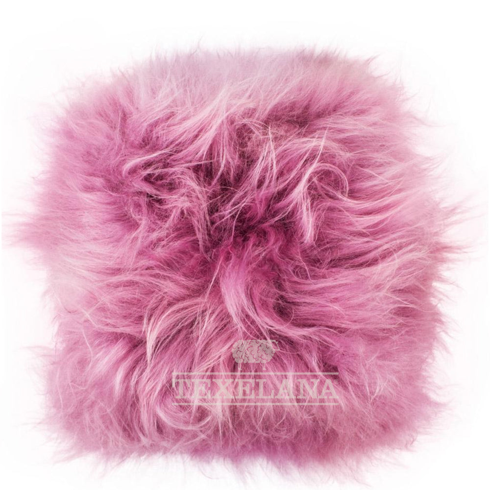 Texelana - sierkussen van schapenvacht | langharig - enkelzijdig