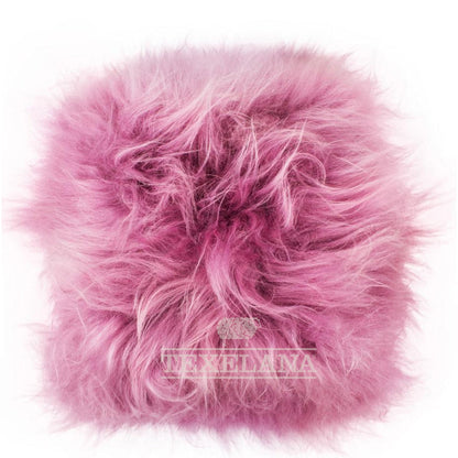 Texelana - sierkussen van schapenvacht | langharig - enkelzijdig