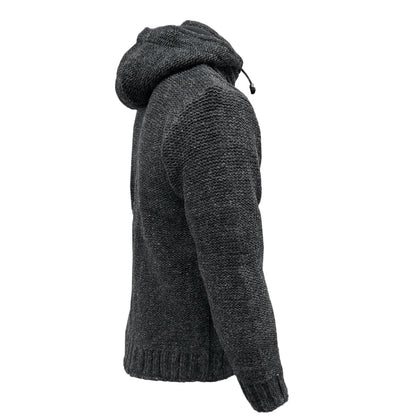 Planet Wool - Cable Knit | wollen herenvest met fleecevoering