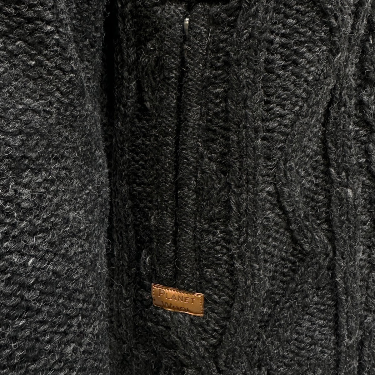 Planet Wool - Cable Knit | wollen herenvest met fleecevoering