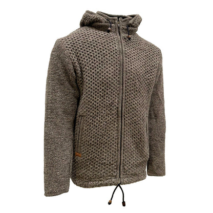 Planet Wool - Honeycumb | wollen vest met fleecevoering