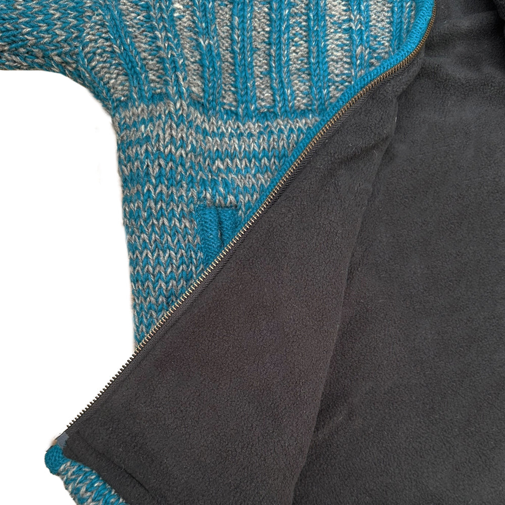 Planet Wool - Sherpa | wollen vest met fleecevoering