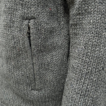 Planet Wool - Big Snowflake Jacket | wollen vest met fleecevoering
